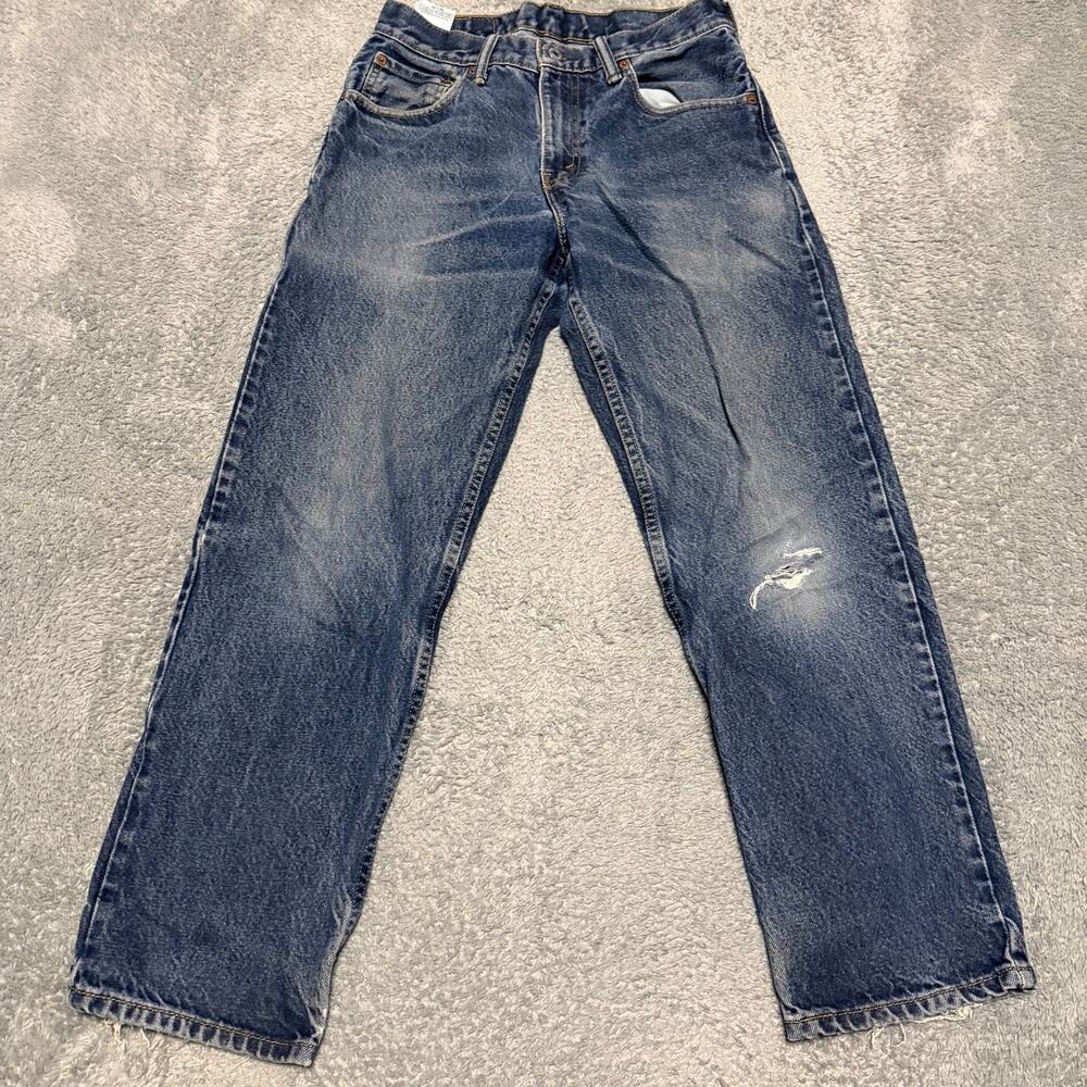 Levi’s 550 Jeans Mens 30 x29 Blue Straight Denim Distressed